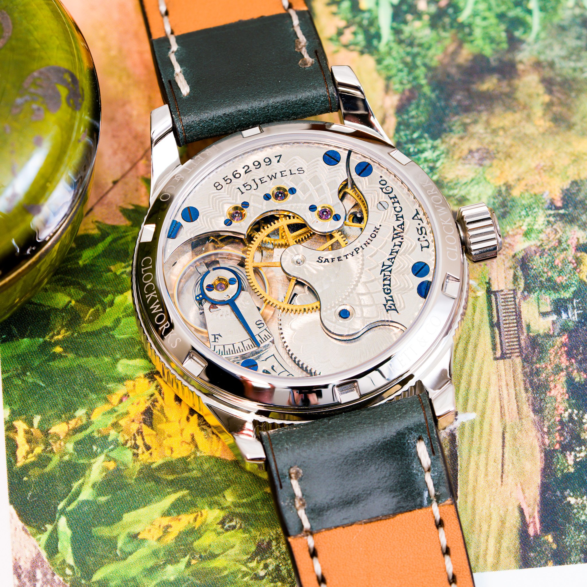 Elgin pocket watch conversion — Frett & Co Clockworks